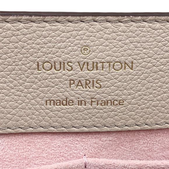 Louis Vuitton Lock Me Ever 2WAY Shoulder Bag Handbag Leather Greige - Picture 9 of 9